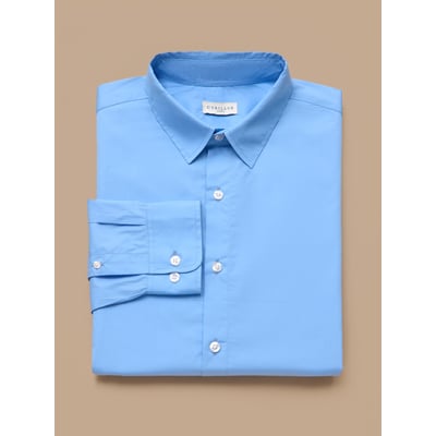 Chemise popeline unie  - coupe contemporaine CYRILLUS