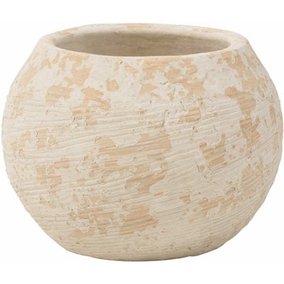 Cache-pot en argile rond, Simla RECOLLECTION