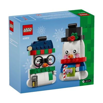 Les bonshommes de neige décoratifs LEGO