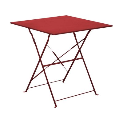 Guéridon carré en acier 70 cm Cuba PROLOISIRS