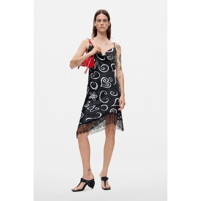 Robe courte à bretelles imprimée DESIGUAL