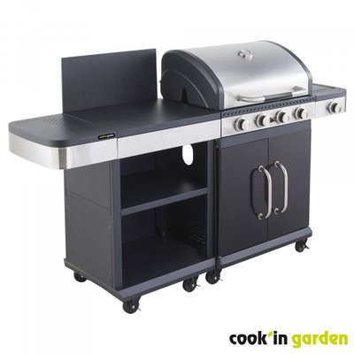 Barbecue Gaz et desserte - FIDGI 4 COOK IN GARDEN