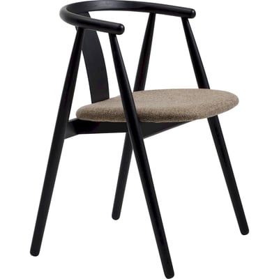 Chaise bois assise tapissée collection DABASSO RECOLLECTION
