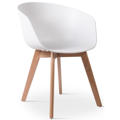 Lot de 4 chaises scandinaves, ALBORG NORDLYS