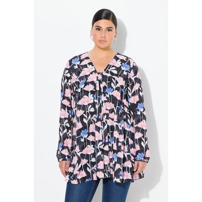 Blouse imprimé all-over, décolleté carré ULLA POPKEN