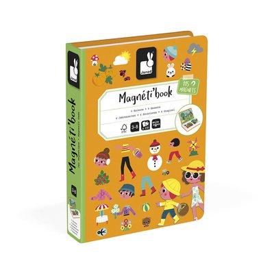 Magnéti'book 4 Saisons, 115 Magnets JANOD