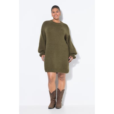 Robe en maille oversize. Manches ruchées STUDIO UNTOLD