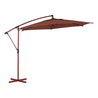 Parasol déporté rond 3m MANOA HESPERIDE
