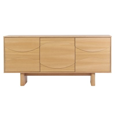 Buffet en bois clair chêne L160 cm SEIGO MILIBOO
