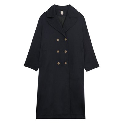 Manteau Denise en coton mélangé marine INES DE LA FRESSANGE PARIS