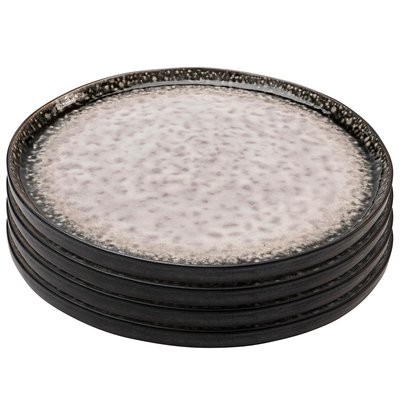 Assiettes Soho grises 27cm set de 4 KARE DESIGN