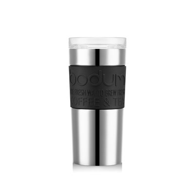Bodum 0.35 L Noir TRAVEL MUG Mug de voyage isotherme en inox double paroi BODUM