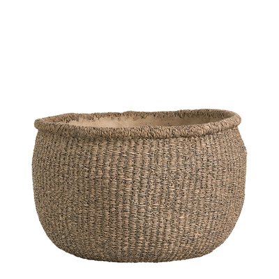 Cache-pot CIKA ciment - Petit modèle BLANC D’IVOIRE