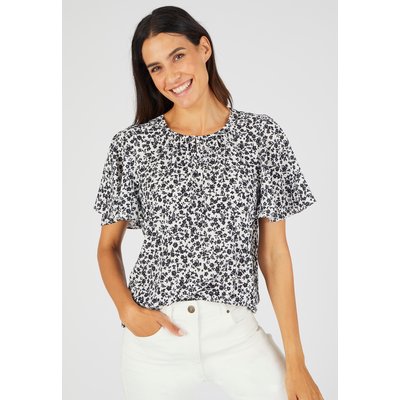 Blouse crêpe reliéfé DAMART