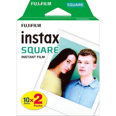 Papier photo instantané Instax Square (x10) x2 FUJIFILM