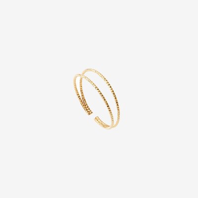 Bague ajustable plaquée or N°10 CAROLINE NAJMAN