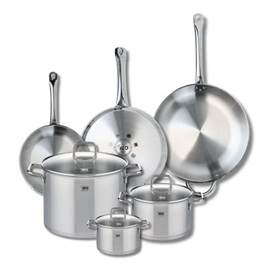 3 poêles 24/28/32cm + 3 faitouts 14/20/26cm PROFI CITRIN ELO