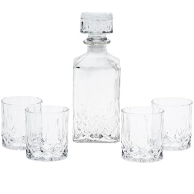 Coffret Whisky - 1 Carafe à Whisky + 4 Verres  Whisky WADIGA