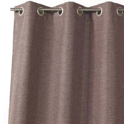 Rideau toile uni aspect naturel HOME MAISON