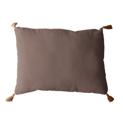 Coussin avec pompons en jute HOME MAISON