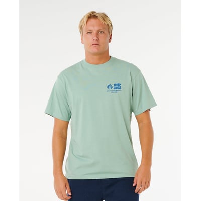 T-shirt à manches courtes Pacific Rinse Glass Off RIP CURL