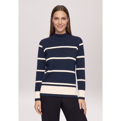 Pull-over en fine maille à col droit BETTY BARCLAY