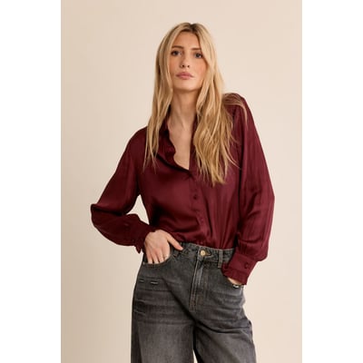 Chemisier en satin MOLLY BRACKEN