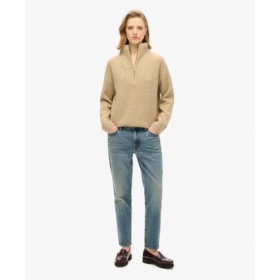 Jean slim taille mi-haute en coton biologique SUPERDRY