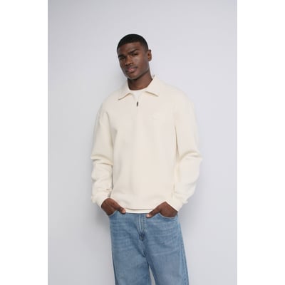 SWEAT-SHIRT EN MAILLE DEMI-ZIP SALSA JEANS