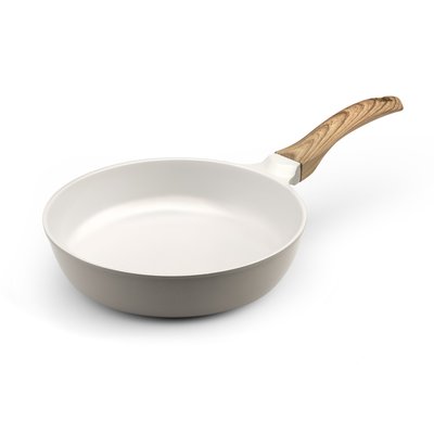 Poêle 24 cm avec revêtement en céramique blanche - MYTHIC CUISINOX