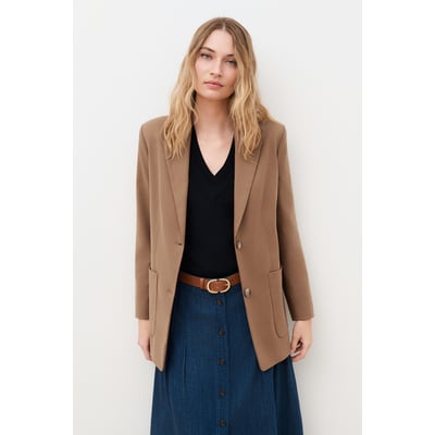 Veste droite col tailleur VCELESTE CAROLL