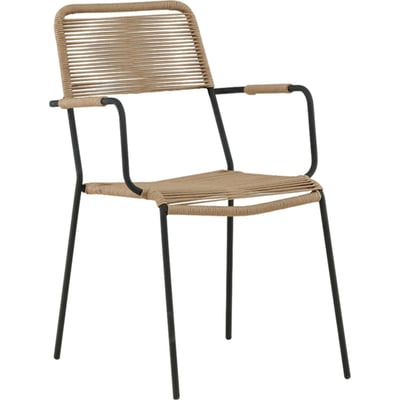 Chaise de jardin empilable SUBTLEY tressée RECOLLECTION
