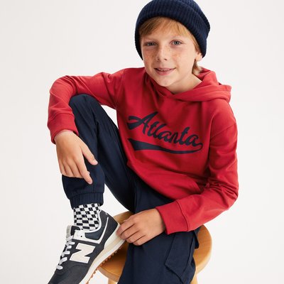 Sweat à capuche en molleton LA REDOUTE COLLECTIONS
