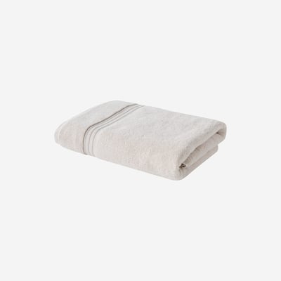 Serviette de bain en coton naturel NAHIA HABITAT