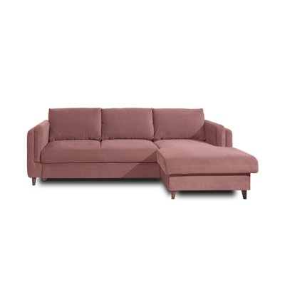 Canapé d'Angle Convertible en Velours 4 places - BROOKE LISA DESIGN