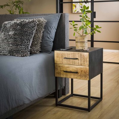 Table de chevet industrielle KOTA PIER IMPORT