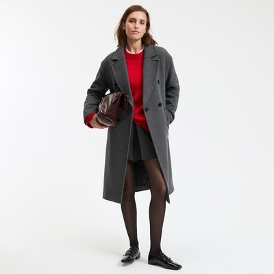 Cappotto panno di lana misto, Signature BARNABE LA REDOUTE COLLECTIONS