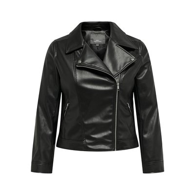 Faux Leather Short Jacket ONLY CARMAKOMA