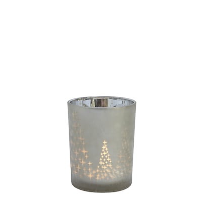 Photophore décoratif en verre dépoli H12 SIA DECO