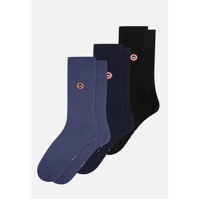 Lot de 3 chaussettes mi-haute en coton Robuste LE SLIP FRANCAIS