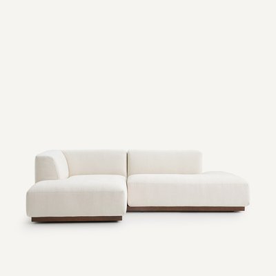 Linker hoekbank chenille fluweel, Jacopo AM.PM