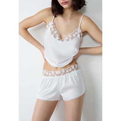 Short de pyjama satiné détails dentelle AMOUR ETAM