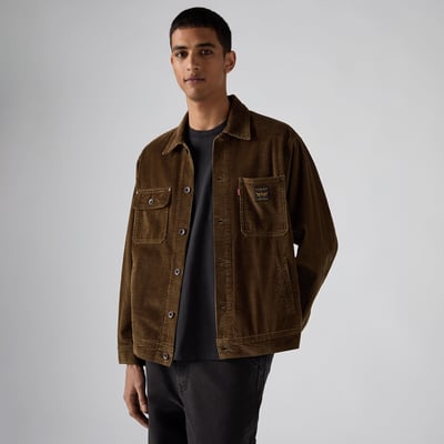 Casaco trucker, em bombazina LEVI'S