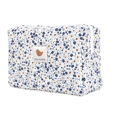 Trousse de toilette coton bio BILLIE LITTLE CREVETTE