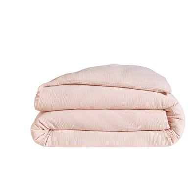 Housse de couette gaze de coton - COSY BLANC DES VOSGES