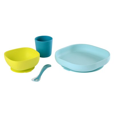 Set vaisselle en silicone 4 pièces BEABA