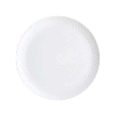 Assiette plate blanche 25 cm Pampille - Luminarc LUMINARC