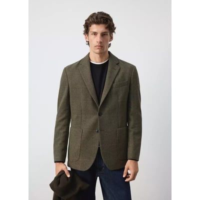 Veste laine mélangée regular-fit MANGO MAN