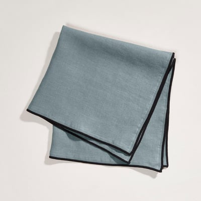 serviette de table en 100% lin lavé légèrement froissé CARLINA MADURA