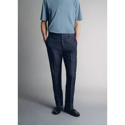 Pantalon en jean en lyocell et coton italien MANGO MAN